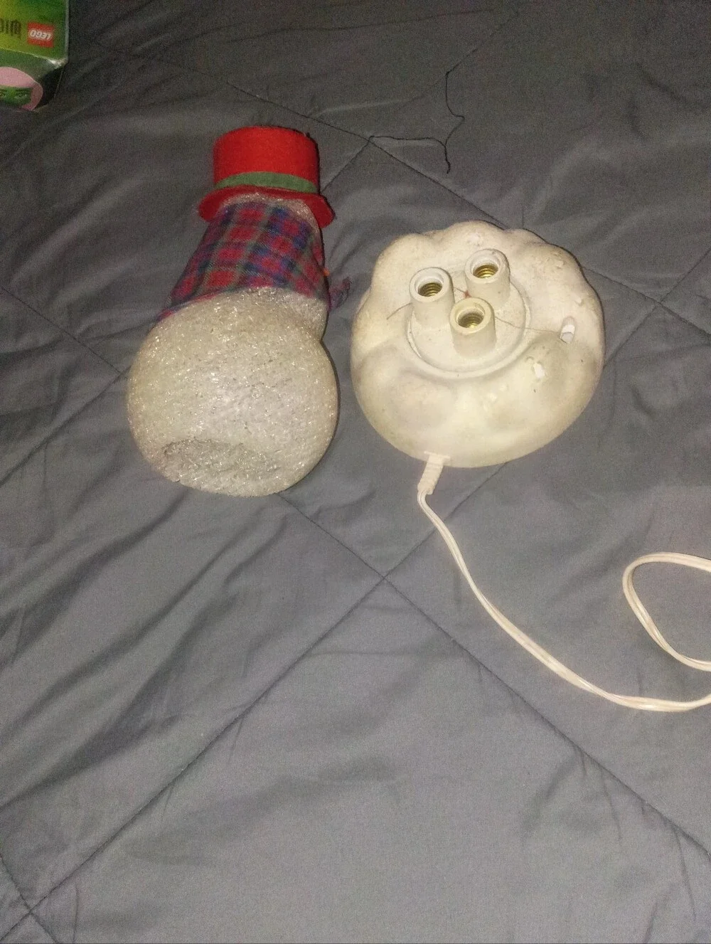 Vintage Avon Chilly Samantha Snowman Decor